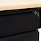Flash Furniture 30 in D X White Oak, 70 in W X GC-M-BLK-180-WHTOAK-GG - alternate 3